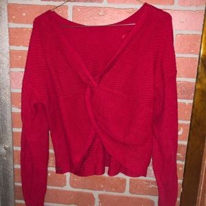 Hollister Co. Girls Reversible Twist Sweater